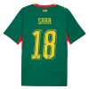 Camisola Senegal Sarr 18 2º Equipamento Mundial 2026 Manga Curta