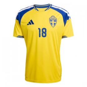 Camisola Suécia Ayari 18 1º Equipamento Mundial 2026 Manga Curta
