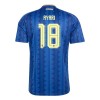 Camisola Suécia Ayari 18 2º Equipamento Mundial 2026 Manga Curta