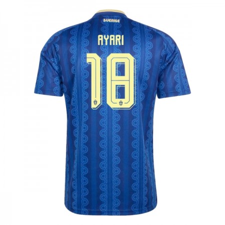 Camisola Suécia Ayari 18 2º Equipamento Mundial 2026 Manga Curta