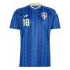 Camisola Suécia Ayari 18 2º Equipamento Mundial 2026 Manga Curta