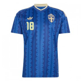 Camisola Suécia Ayari 18 2º Equipamento Mundial 2026 Manga Curta