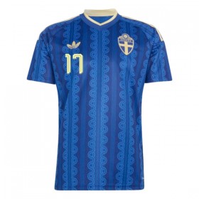 Camisola Suécia Gyokeres 17 2º Equipamento Mundial 2026 Manga Curta