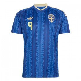 Camisola Suécia Isak 9 2º Equipamento Mundial 2026 Manga Curta