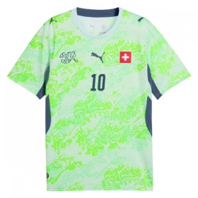 Camisola Suíça Granit Xhaka 10 2º Equipamento Mundial 2026 Manga Curta