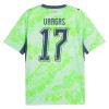 Camisola Suíça Vargas 17 2º Equipamento Mundial 2026 Manga Curta