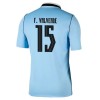 Camisola Uruguai Federico Valverde 15 1º Equipamento Mundial 2026 Manga Curta Camisola Uruguai Federico Valverde 15 1º Equipamento Mundial 2026 Manga Curta