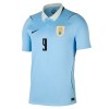 Camisola Uruguai Luis Suarez 9 1º Equipamento Mundial 2026 Manga Curta