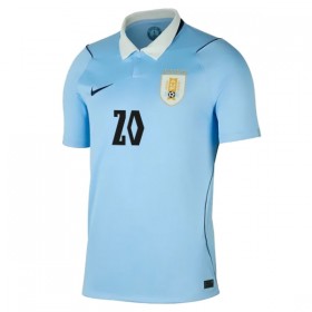 Camisola Uruguai Maximiliano Araujo 20 1º Equipamento Mundial 2026 Manga Curta