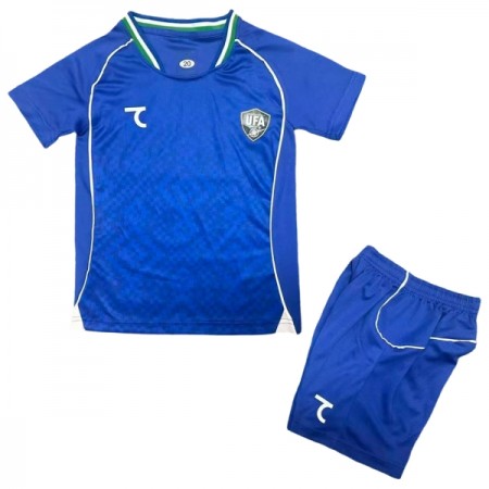 Camisola Uzbekistan Criança 1º Equipamento Mundial 2026 Manga Curta
