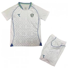 Camisola Uzbekistan Criança 2º Equipamento Mundial 2026 Manga Curta