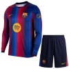 Camisola FC Barcelona Criança 1º Equipamento 2026-27 Manga Comprida