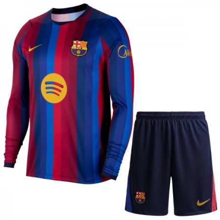 Camisola FC Barcelona Criança 1º Equipamento 2026-27 Manga Comprida