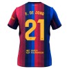 Camisola FC Barcelona Frenkie de Jong 21 1º Equipamento 2026-27 Manga Curta Camisola FC Barcelona Frenkie de Jong 21 1º Equipamento 2026-27 Manga Curta