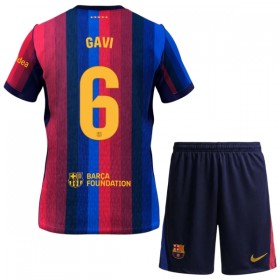 Camisola FC Barcelona Gavi 6 Criança 1º Equipamento 2026-27 Manga Curta