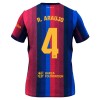 Camisola FC Barcelona R. Araujo 4 Criança 1º Equipamento 2026-27 Manga Curta