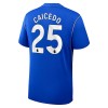 Camisola Chelsea Caicedo 25 1º Equipamento 2026-27 Manga Curta