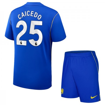 Camisola Chelsea Caicedo 25 Criança 1º Equipamento 2026-27 Manga Curta Camisola Chelsea Caicedo 25 Criança 1º Equipamento 2026-27 Manga Curta