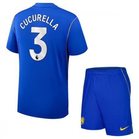 Camisola Chelsea Cucurella 3 Criança 1º Equipamento 2026-27 Manga Curta Camisola Chelsea Cucurella 3 Criança 1º Equipamento 2026-27 Manga Curta