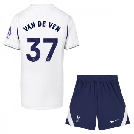Camisola Tottenham Hotspur Van De Ven 37 Criança 1º Equipamento 2026-27 Manga Curta