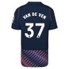 Camisola Tottenham Hotspur Van De Ven 37 Criança 2º Equipamento 2026-27 Manga Curta