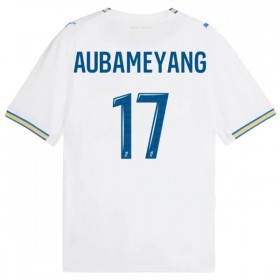 Camisola Olympique de Marseille Aubameyang 17 1º Equipamento 2026-27 Manga Curta