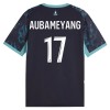 Camisola Olympique de Marseille Aubameyang 17 2º Equipamento 2026-27 Manga Curta