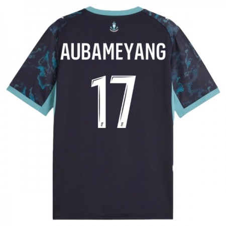 Camisola Olympique de Marseille Aubameyang 17 2º Equipamento 2026-27 Manga Curta