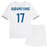 Camisola Olympique de Marseille Aubameyang 17 Criança 1º Equipamento 2026-27 Manga Curta