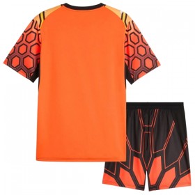 Camisola Olympique de Marseille Criança 1º Equipamento 2026-27 Laranja Manga Curta