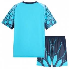 Camisola Olympique de Marseille Criança 2º Equipamento 2026-27 Azul Manga Curta