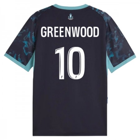 Camisola Olympique de Marseille Greenwood 10 2º Equipamento 2026-27 Manga Curta Camisola Olympique de Marseille Greenwood 10 2º Equipamento 2026-27 Manga Curta