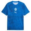 Camisola Olympique de Marseille Pre-Match 2026-27 Azul Manga Curta
