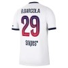 Camisola Paris Saint-Germain Bradley Barcola 29 2º Equipamento 2026-27 Manga Curta