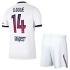 Camisola Paris Saint-Germain Desire Doue 14 Criança 2º Equipamento 2026-27 Manga Curta