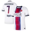 Camisola Paris Saint-Germain Kvaratskhelia 7 2º Equipamento 2026-27 Manga Curta