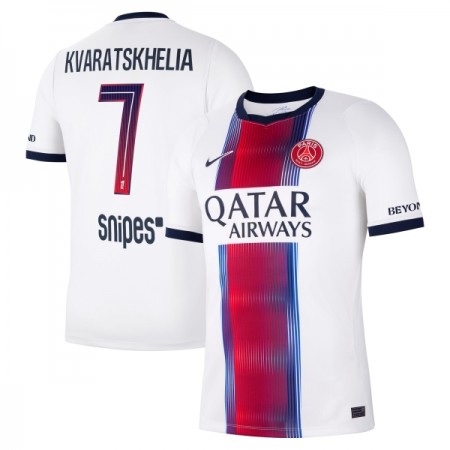 Camisola Paris Saint-Germain Kvaratskhelia 7 2º Equipamento 2026-27 Manga Curta