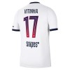 Camisola Paris Saint-Germain Vitinha 17 2º Equipamento 2026-27 Manga Curta