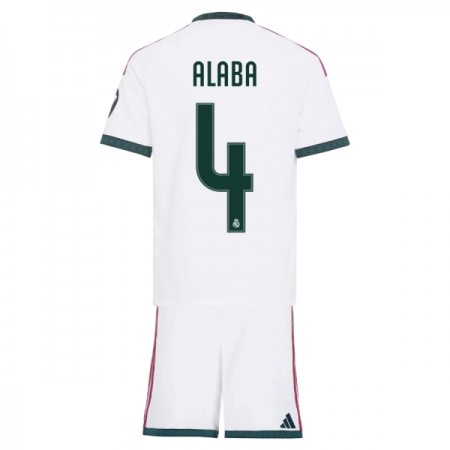 Camisola Real Madrid Alaba 4 Criança 1º Equipamento 2026-27 Manga Curta