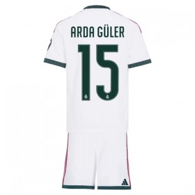 Camisola Real Madrid Arda Guler 15 Criança 1º Equipamento 2026-27 Manga Curta