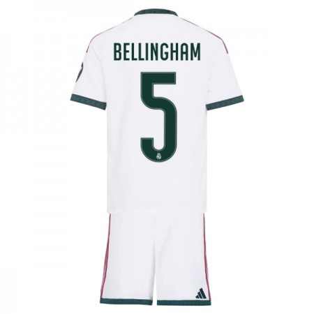 Camisola Real Madrid Bellingham 5 Criança 1º Equipamento 2026-27 Manga Curta