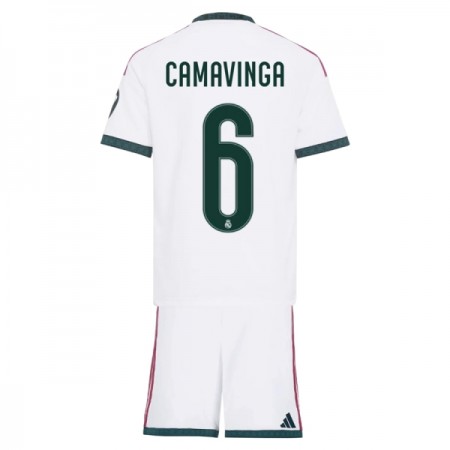 Camisola Real Madrid Camavinga 6 Criança 1º Equipamento 2026-27 Manga Curta