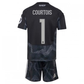 Camisola Real Madrid Courtois 1 Guarda Redes Criança 1º Equipamento 2026-27 Manga Curta