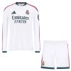Camisola Real Madrid Criança 1º Equipamento 2026-27 Manga Comprida