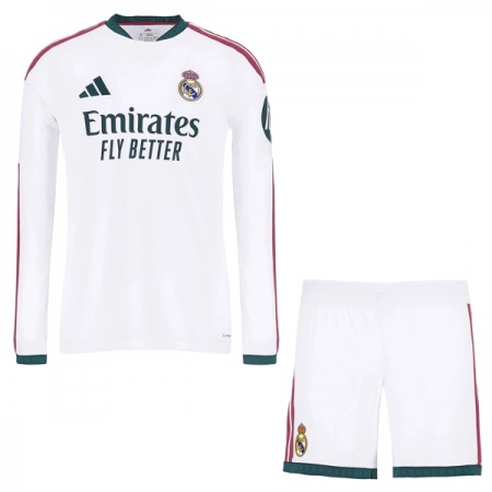Camisola Real Madrid Criança 1º Equipamento 2026-27 Manga Comprida