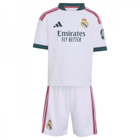 Camisola Real Madrid Criança 1º Equipamento 2026-27 Manga Curta