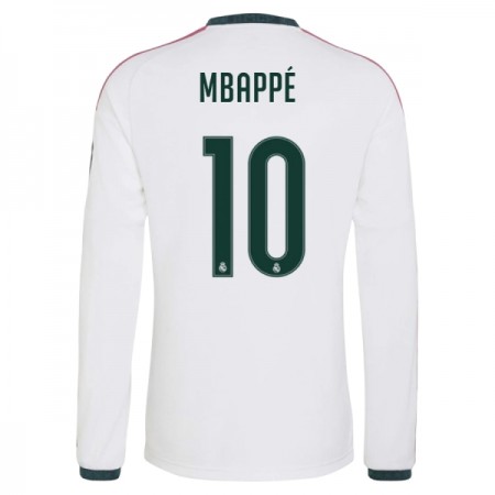 Camisola Real Madrid Mbappé 10 1º Equipamento 2026-27 Manga Comprida