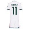 Camisola Real Madrid Rodrygo 11 Criança 1º Equipamento 2026-27 Manga Curta Camisola Real Madrid Rodrygo 11 Criança 1º Equipamento 2026-27 Manga Curta