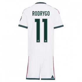 Camisola Real Madrid Rodrygo 11 Criança 1º Equipamento 2026-27 Manga Curta