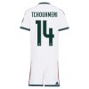 Camisola Real Madrid Tchouameni 14 Criança 1º Equipamento 2026-27 Manga Curta Camisola Real Madrid Tchouameni 14 Criança 1º Equipamento 2026-27 Manga Curta